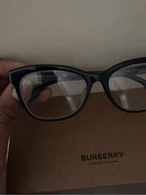 Burberry Black Cat-Eye Women's Optical Glasses
